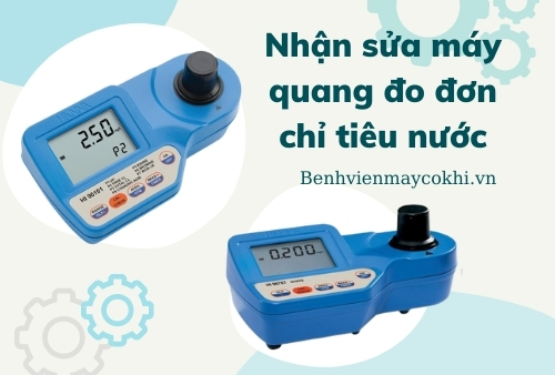 Nhận sửa máy quang đo đơn chỉ tiêu nước