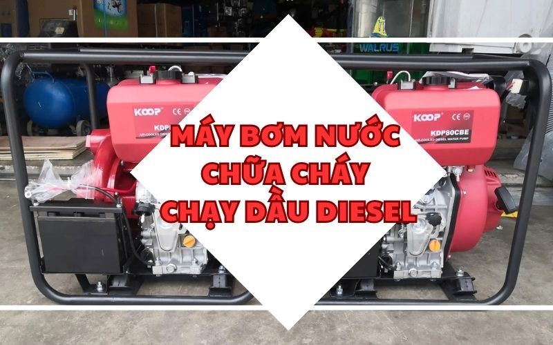 Máy bơm chữa cháy chạy dầu diesel cho phòng trọ