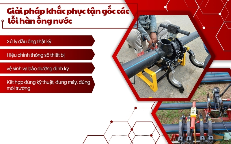 Giải pháp khắc phục tận gốc các lỗi hàn ống nước
