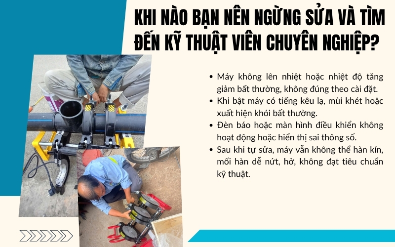 Khi nào bạn nên ngừng sửa và tìm đến kỹ thuật viên chuyên nghiệp?