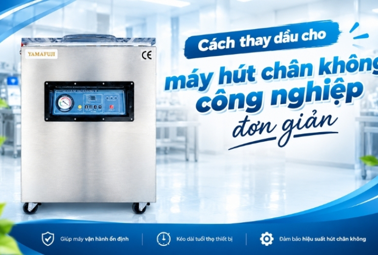 Cách thay dầu cho máy hút chân không công nghiệp đơn giản