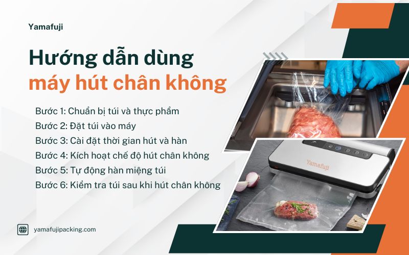 Hướng dẫn sử dụng máy hút chân không đúng chuẩn