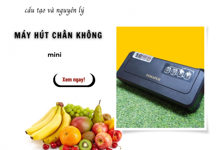 Máy hút chân không mini Yamafuji có cấu tạo và nguyên lý hoạt động thế nào