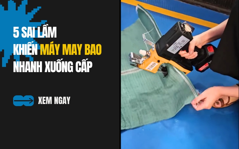 5 sai lầm khiến máy may bao nhanh xuống cấp