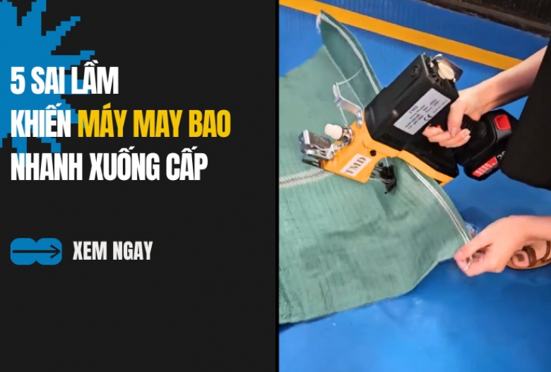5 sai lầm khiến máy may bao nhanh xuống cấp