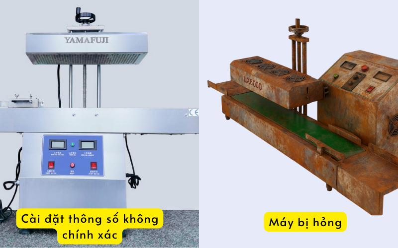 Nguyên nhân khiến máy dán màng seal không dính