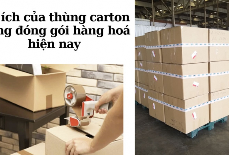 Lợi ích của thùng carton trong đóng gói hàng hoá hiện nay