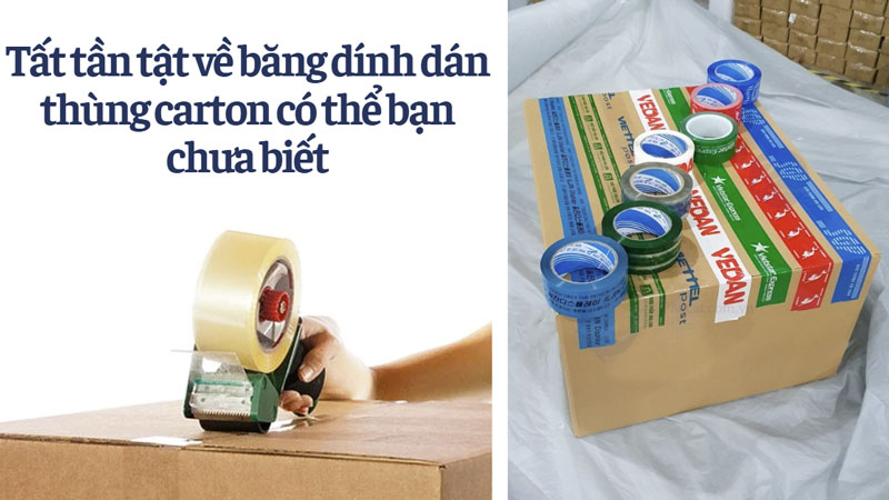 Tất tần tật về băng dính dán thùng carton có thể bạn chưa biết