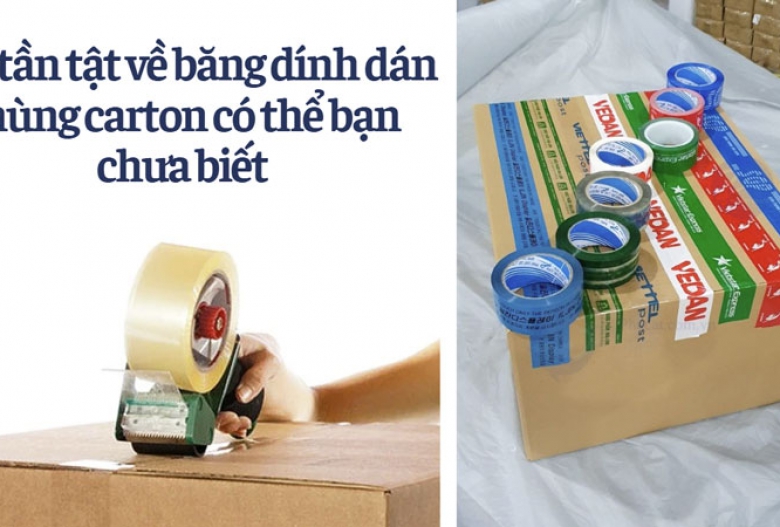 Tất tần tật về băng dính dán thùng carton có thể bạn chưa biết