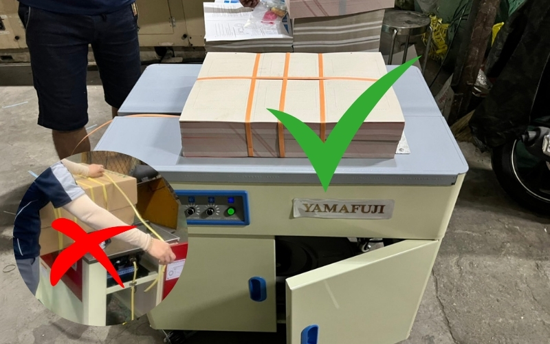 Dao cắt không dứt điểm, dây bị kẹt hoặc cắt nham nhở