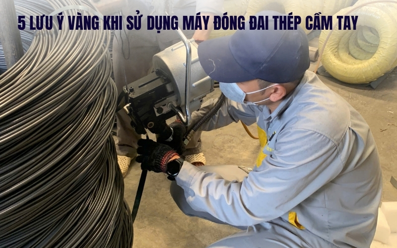 Kiểm soát dây đai thép thừa tránh bật ngược