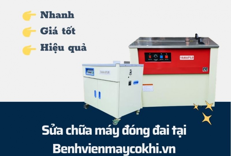 Đánh giá dịch vụ sửa máy đóng đai ở Benhvienmaycokhi.vn