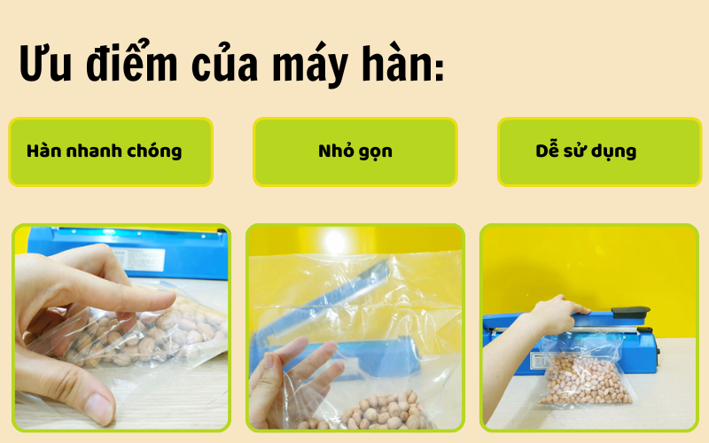 Ưu, nhược khi mua máy hàn túi chỉ từ giá 500k