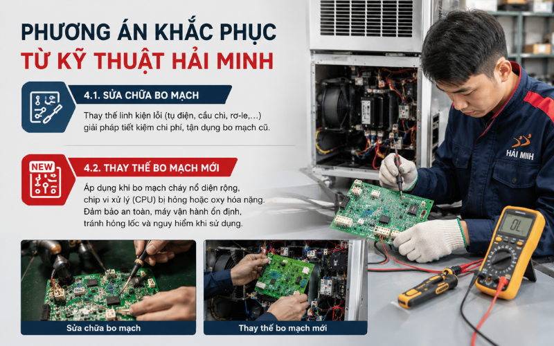 Phương án khắc phục từ kỹ thuật Hải Minh