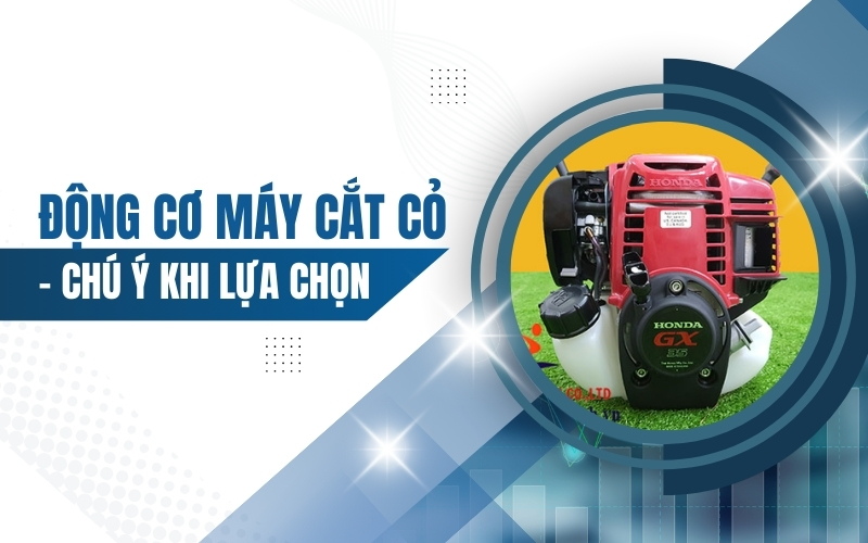 Động cơ máy cắt cỏ - chú ý khi lựa chọn