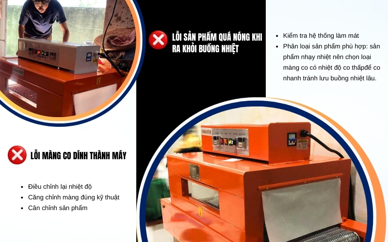 Lỗi thường gặp ở máy co màng cách khắc phục (2)