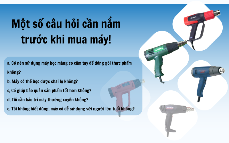 Top 5 máy bọc màng co cầm tay tốt nhất hiện nay – nên mua loại nào?