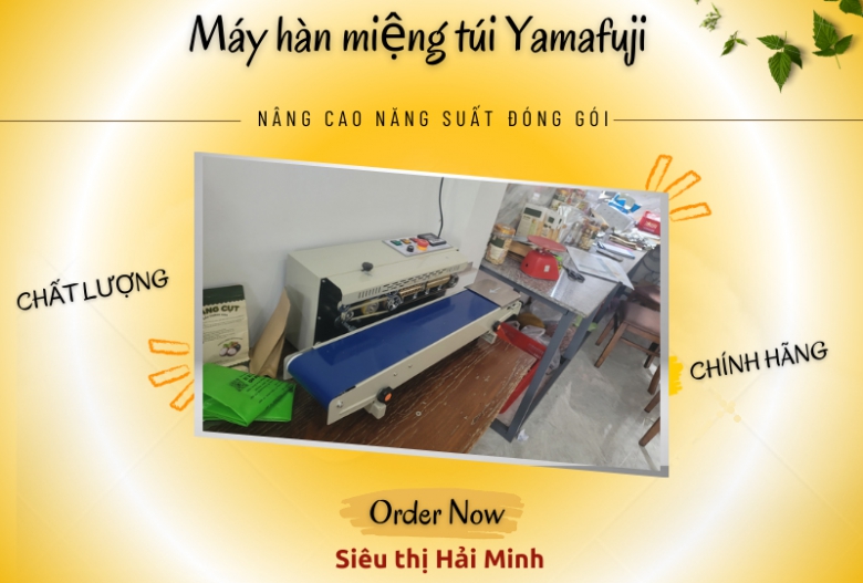 Nâng cao năng suất đóng gói với máy hàn túi nilon Yamafuji