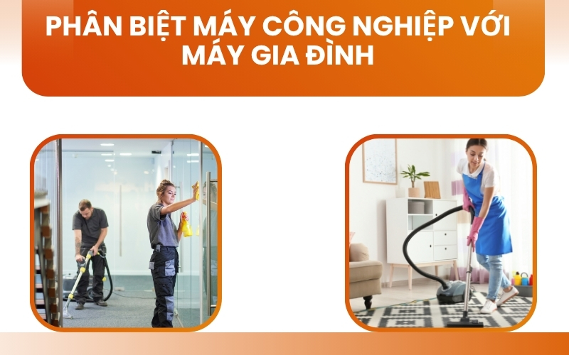 Máy hút bụi công nghiệp là gì? Phân biệt với máy hút bụi gia đình