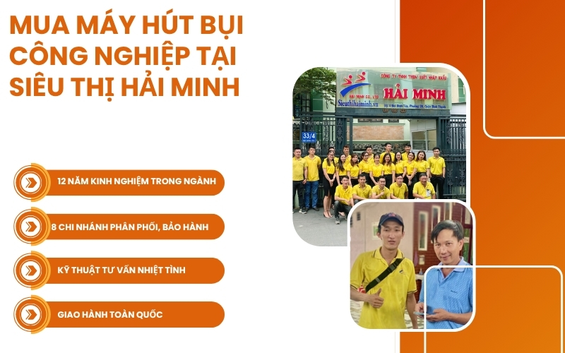 Nên mua máy hút bụi công nghiệp ở đâu uy tín?