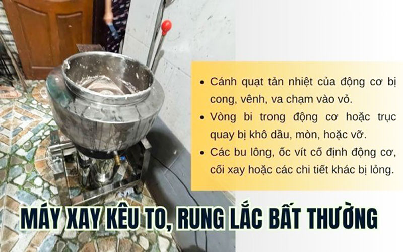 Những lỗi thường thấy khi dùng máy làm giò chả