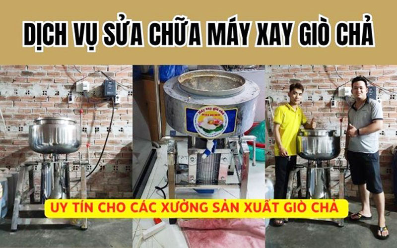 Dịch vụ sửa chữa máy xay giò chả uy tín cho các xưởng sản xuất giò chả