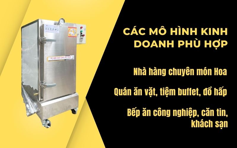 Các mô hình kinh doanh phù hợp với tủ hấp giò chả 6 khay