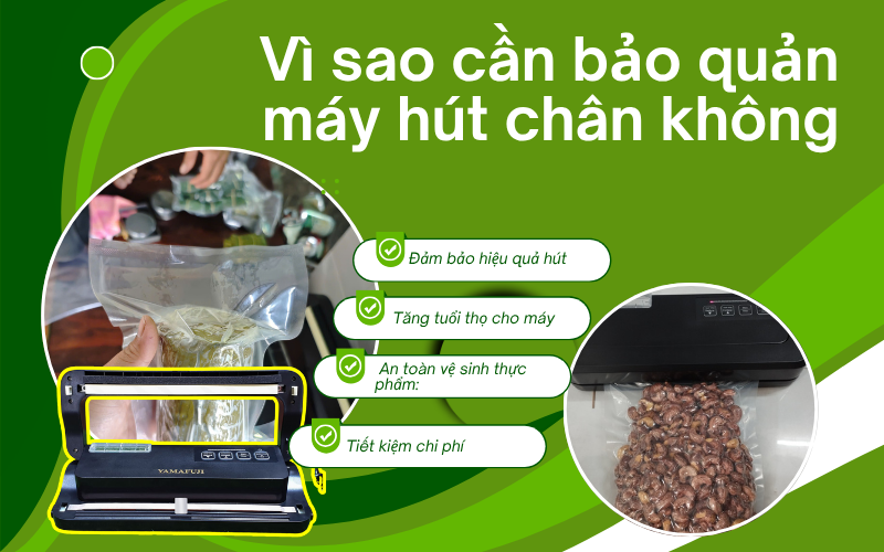 Cách vệ sinh và bảo trì máy hút chân không