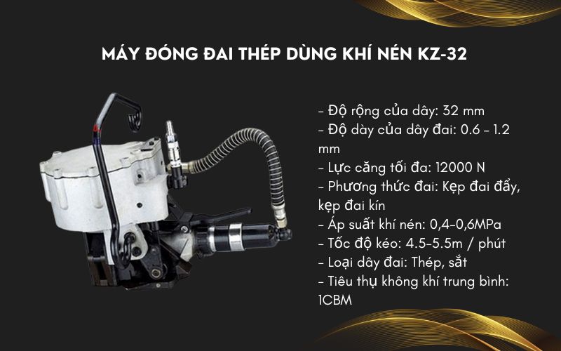 Máy siết đai thép KZ-32