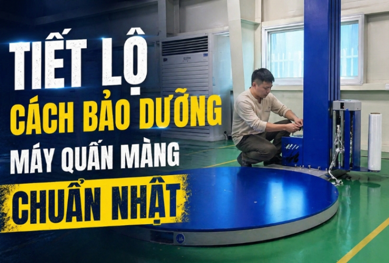 Tiết lộ cách bảo dưỡng máy quấn màng chuẩn Nhật