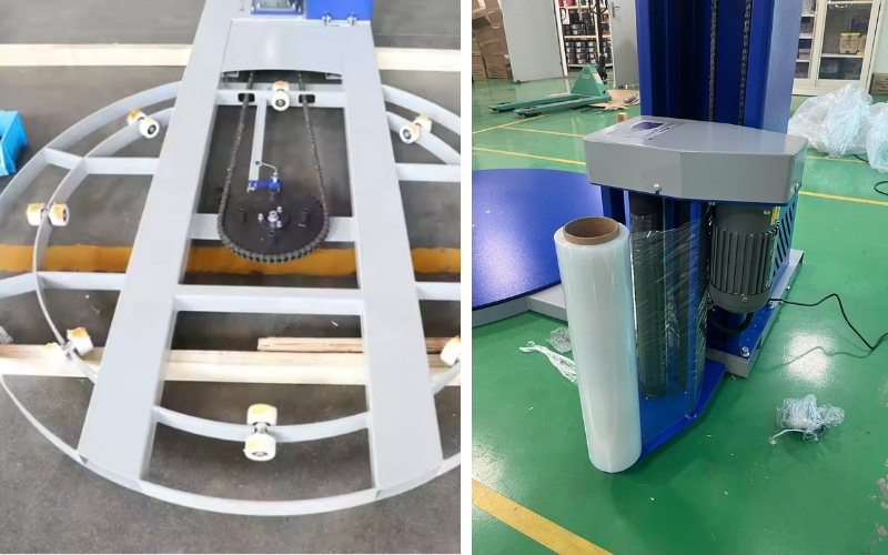 Vệ sinh các bộ phận quan trọng của máy quấn pallet