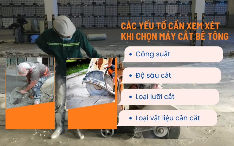 Cách chọn máy cắt bê tông nhựa đường phù hợp công trình