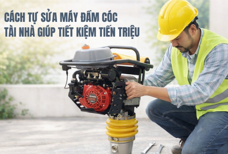 Cách tự sửa máy đầm cóc tại nhà giúp tiết kiệm tiền triệu