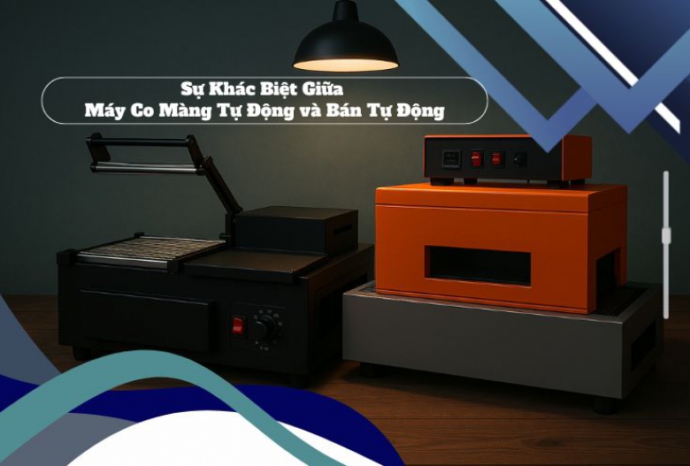 Sự Khác Biệt Giữa Máy Co Màng Tự Động và Bán Tự Động