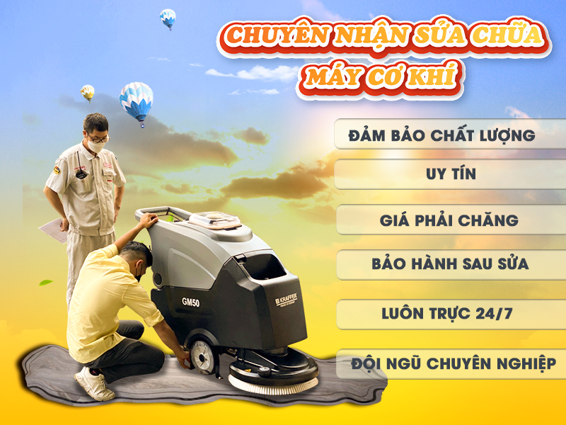 Nhận sửa máy cơ khí